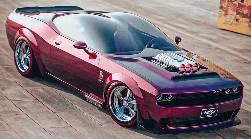 2021 Dodge Challenger Bubbletop CGI