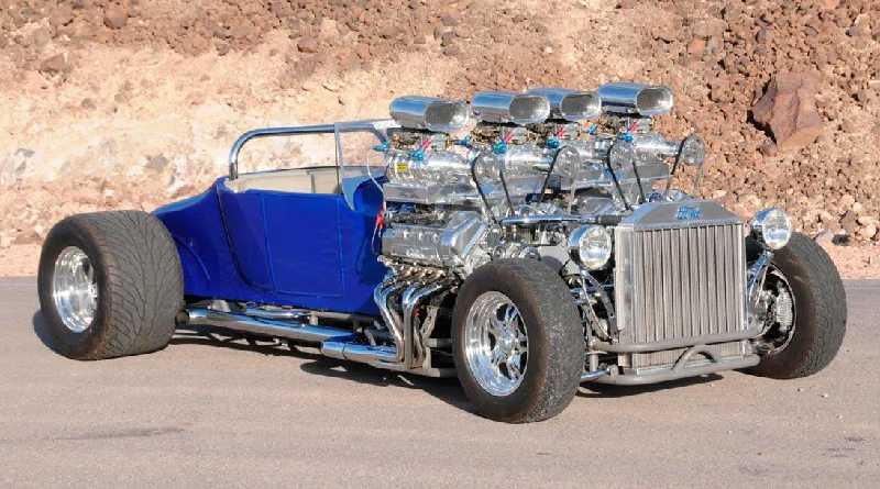 1927 Ford Model T with two 4.6L 1200 hp V8 engines